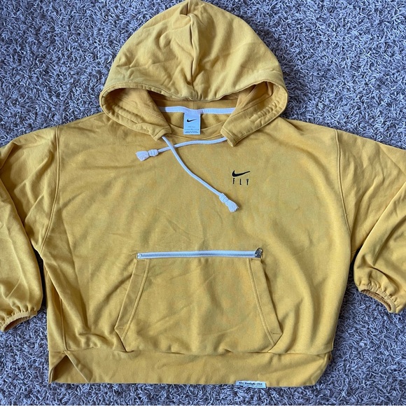 Nike Fly Pullover cropped Hoodie sweatshirt adult large, excellent condition! - Picture 1 of 5